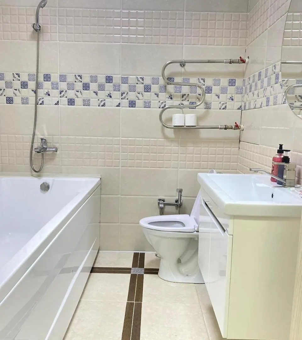 Daire Apartaments Costa 2Х-Комн С 2Мя Кроватями,Раскладным Диваном Жк Экспо Бульвар-6 Astana